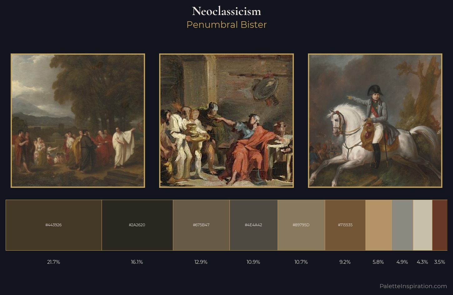 Neoclassicism Palette 35 — Penumbral Bister