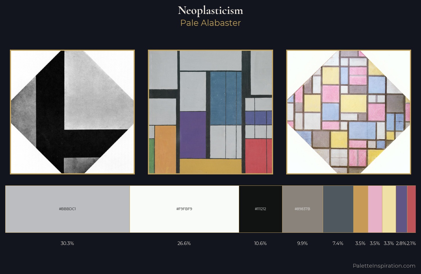 Neoplasticism Color Palette