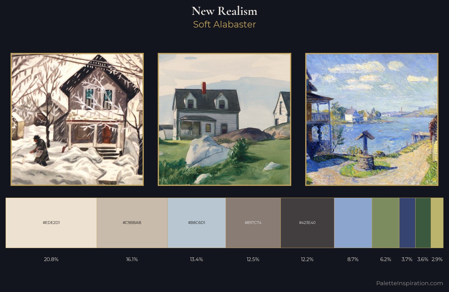 New Realism Palette 2 — Soft Alabaster