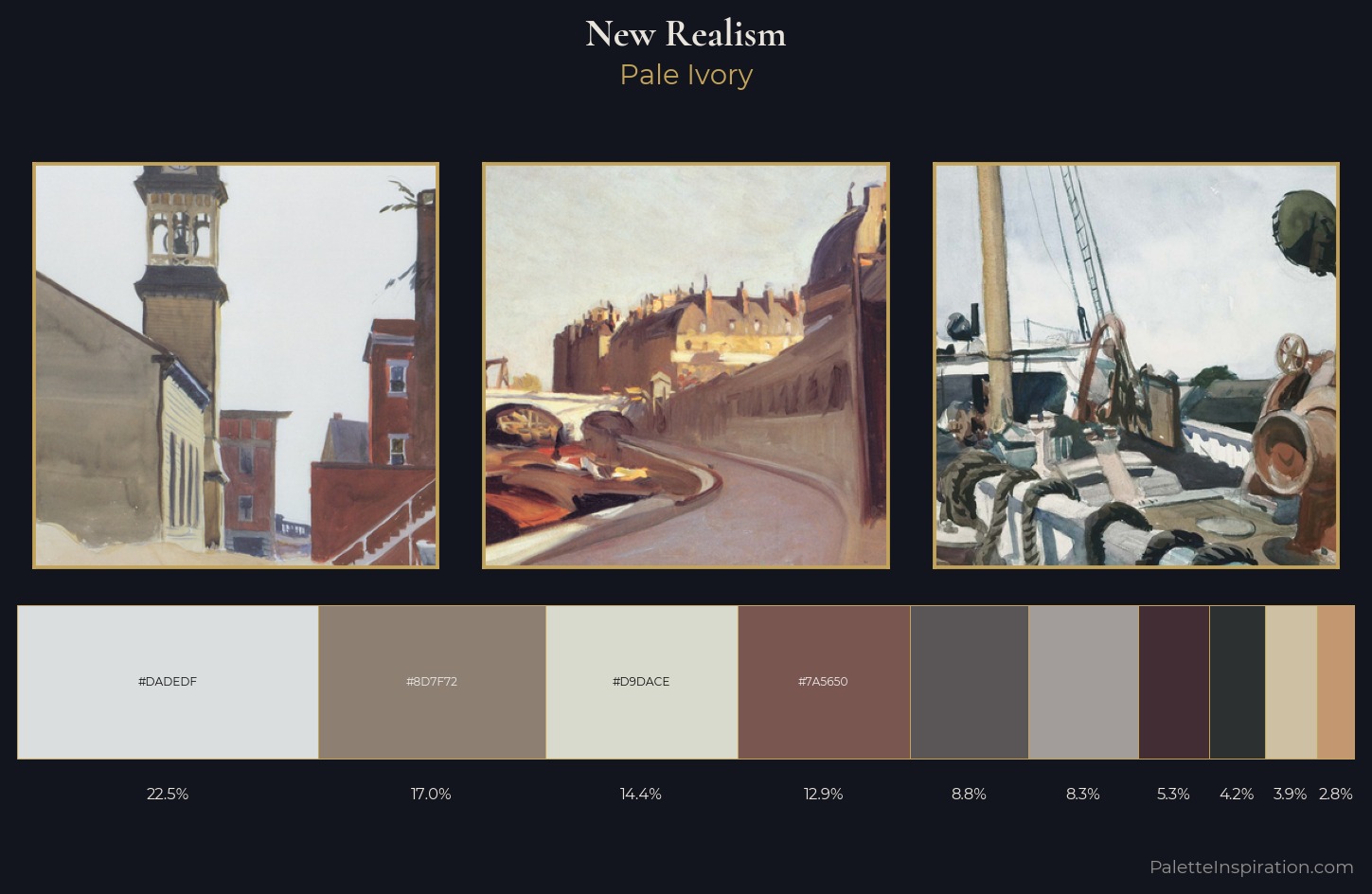 New Realism Palette 4 — Pale Ivory