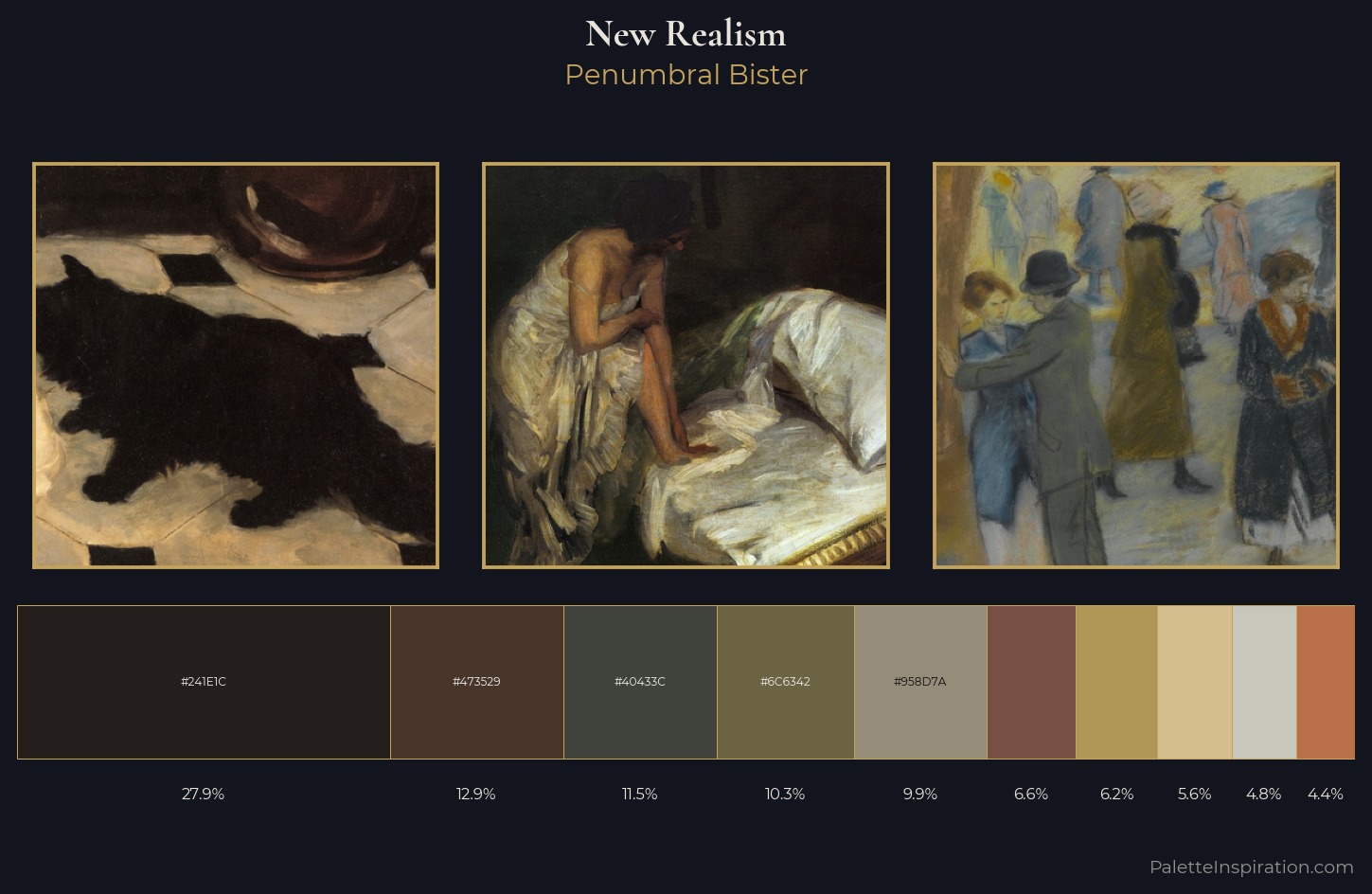 New Realism Palette 10 — Penumbral Bister