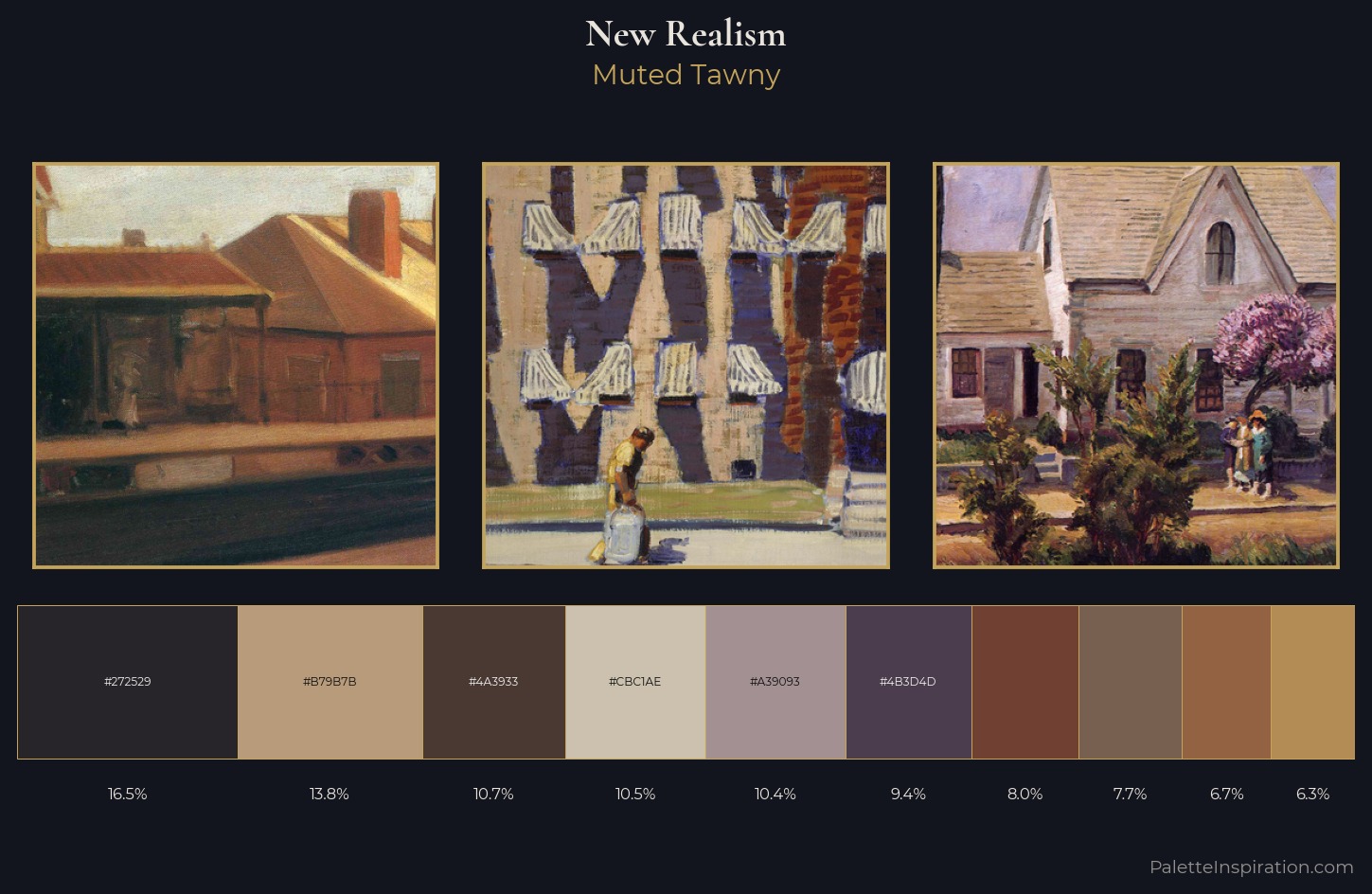 New Realism Palette 11 — Muted Tawny