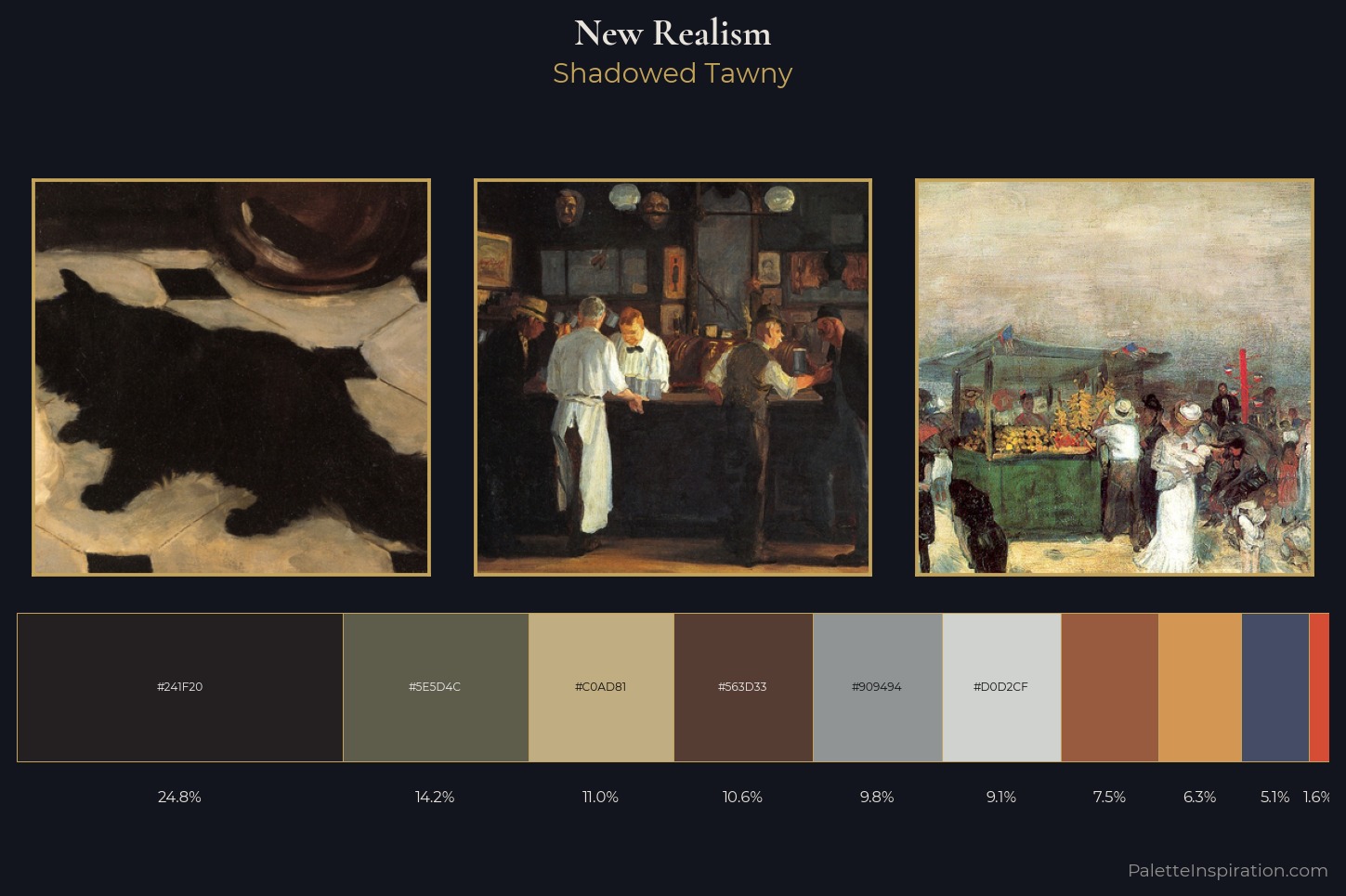 New Realism Master Palette — Shadowed Tawny