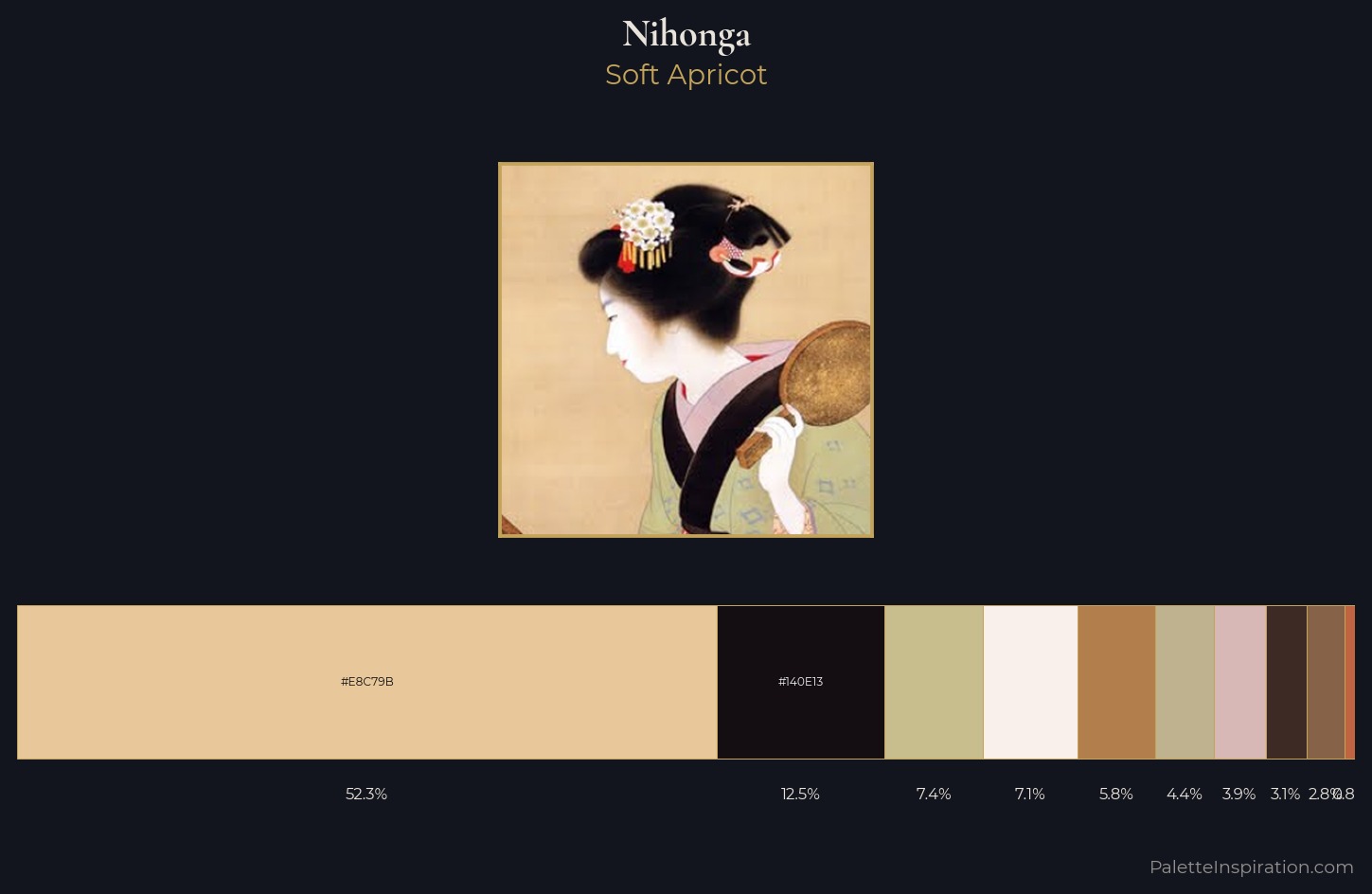 Nihonga Palette 5 — Soft Apricot