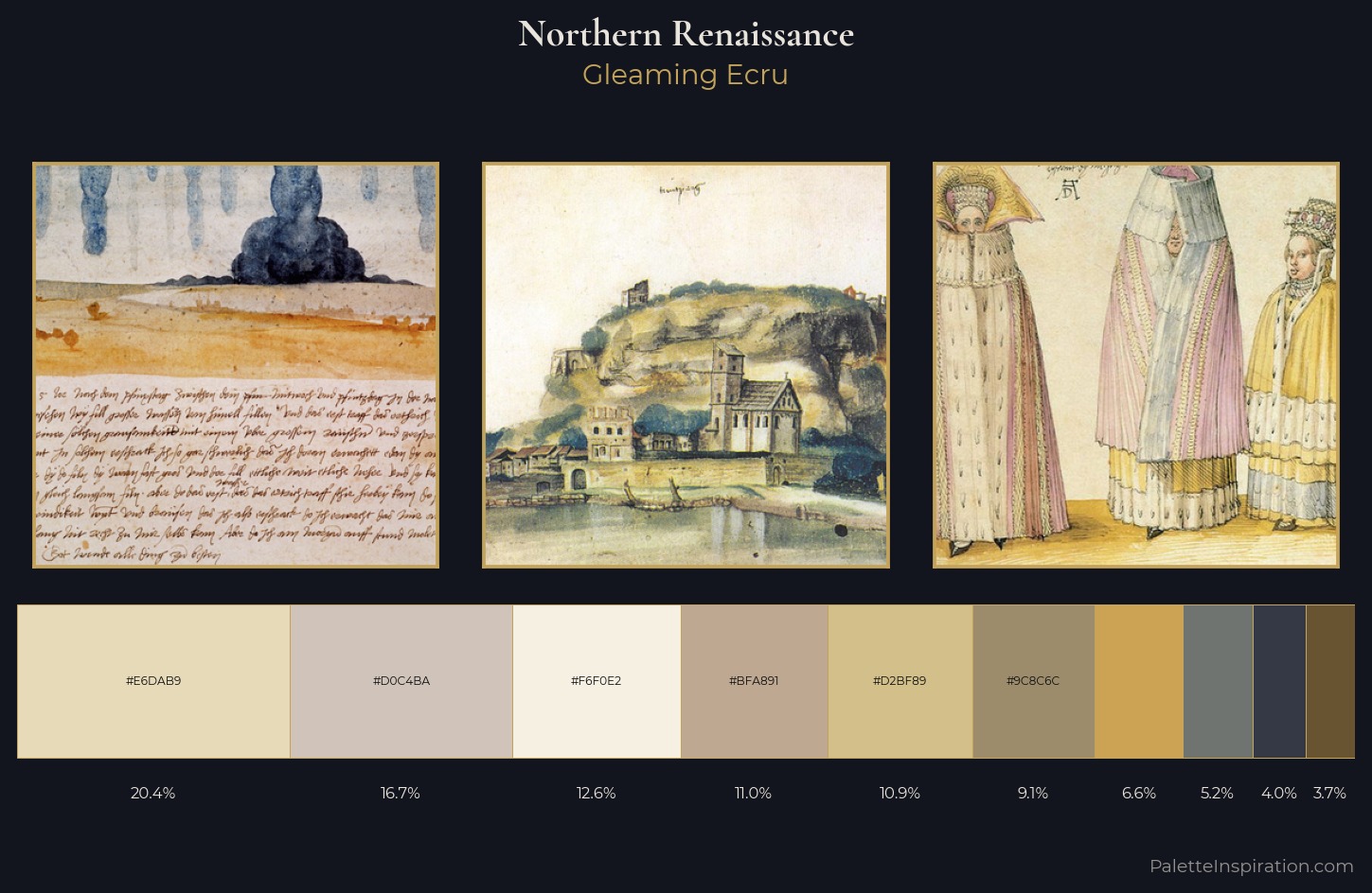 Northern Renaissance Color Palette