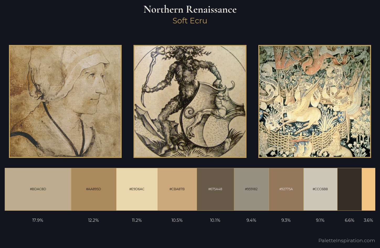 Northern Renaissance Palette 3 — Soft Ecru