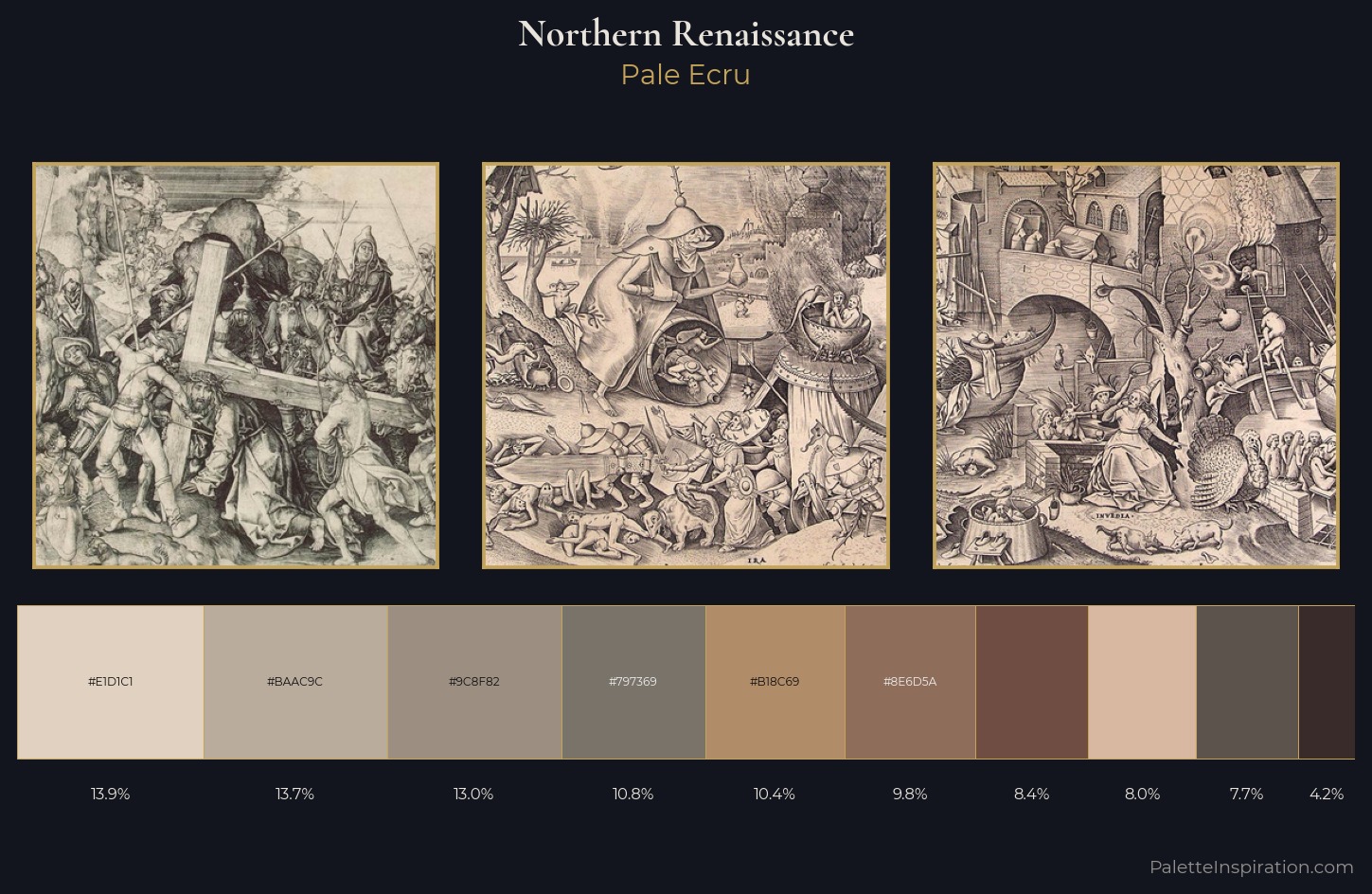 Northern Renaissance Palette 7 — Pale Ecru