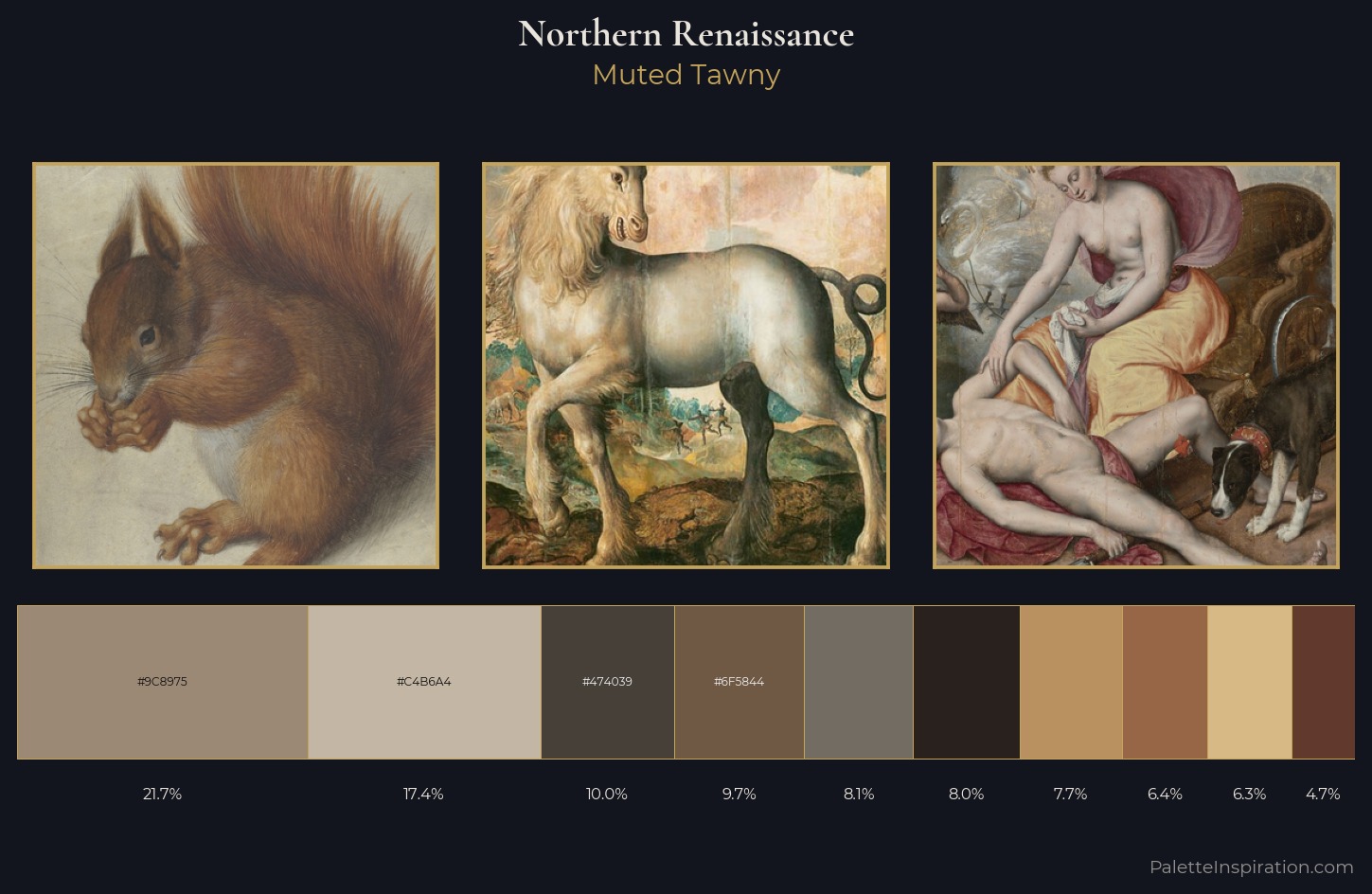 Northern Renaissance Palette 24 — Muted Tawny