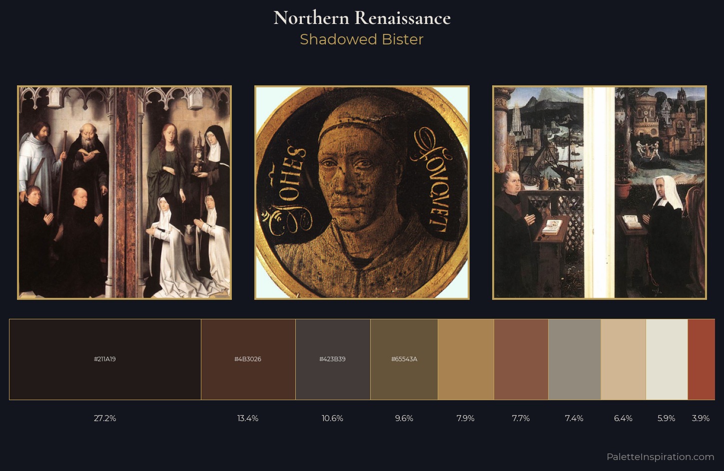 Northern Renaissance Palette 30 — Shadowed Bister