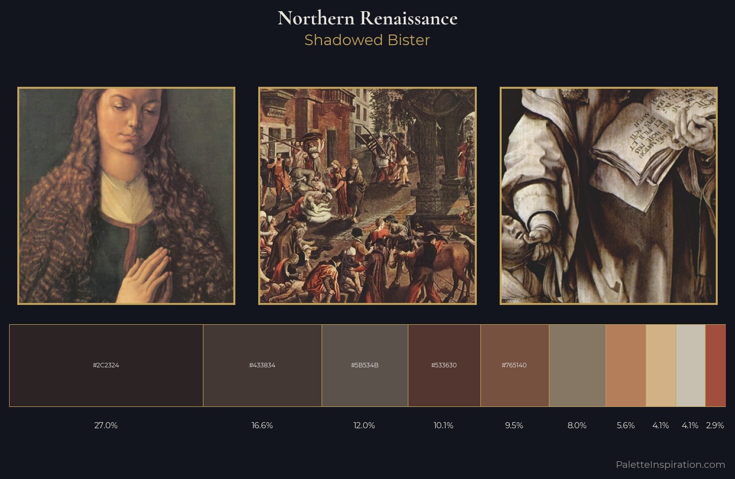 Northern Renaissance Palette 34 — Shadowed Bister