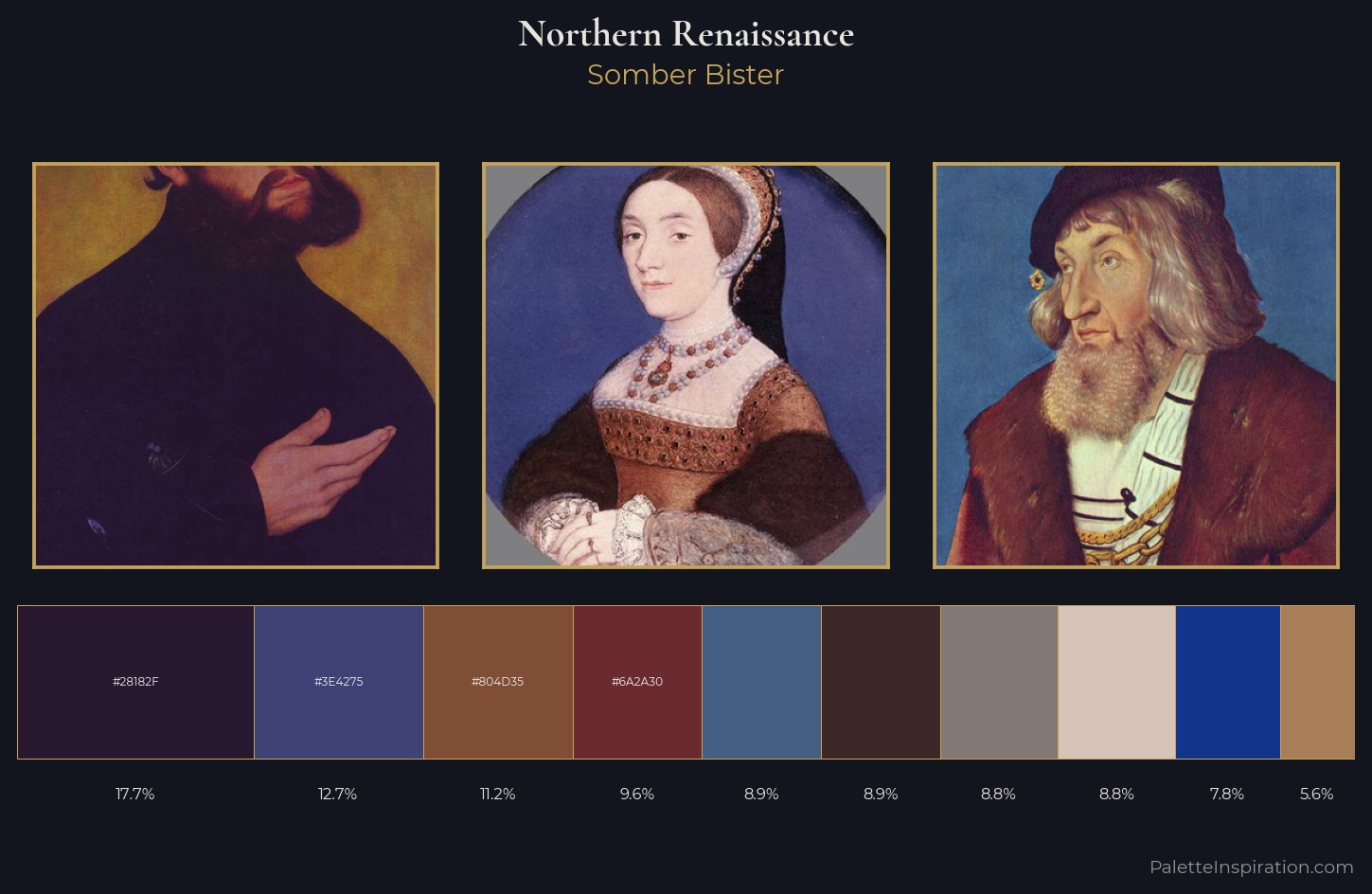 Northern Renaissance Palette 49 — Somber Bister