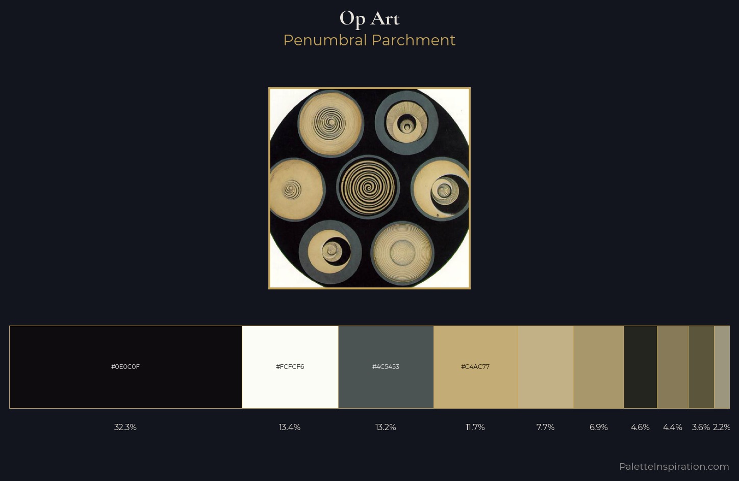 Op Art Color Palette