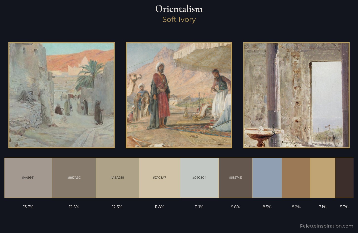 Orientalism Palette 3 — Soft Ivory
