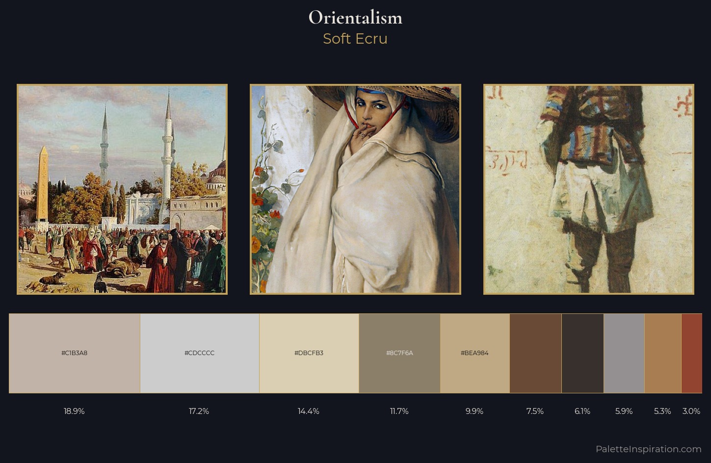 Orientalism Palette 5 — Soft Ecru