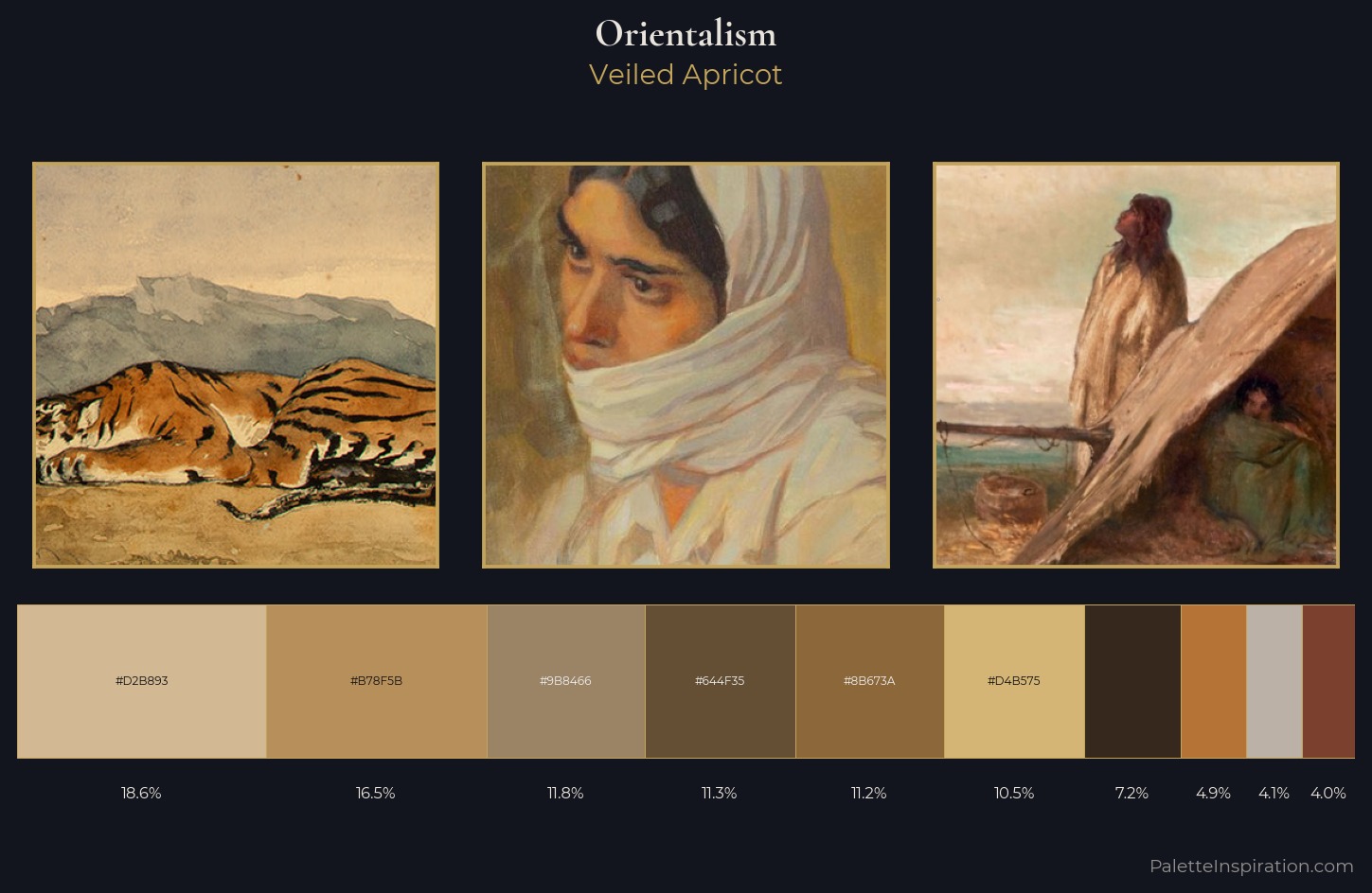 Orientalism Palette 7 — Veiled Apricot