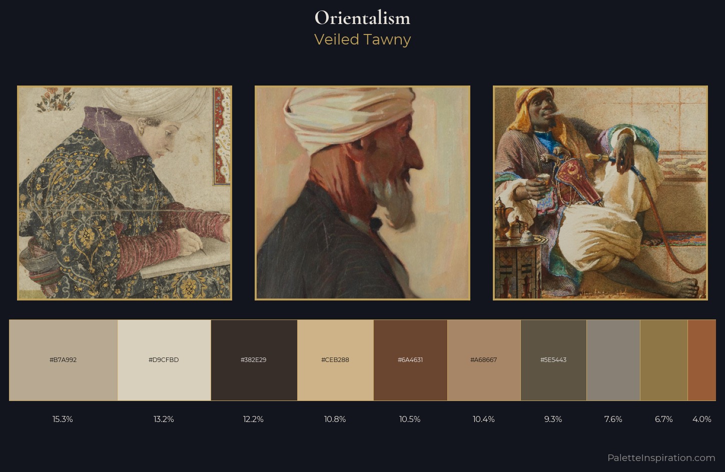 Orientalism Palette 8 — Veiled Tawny