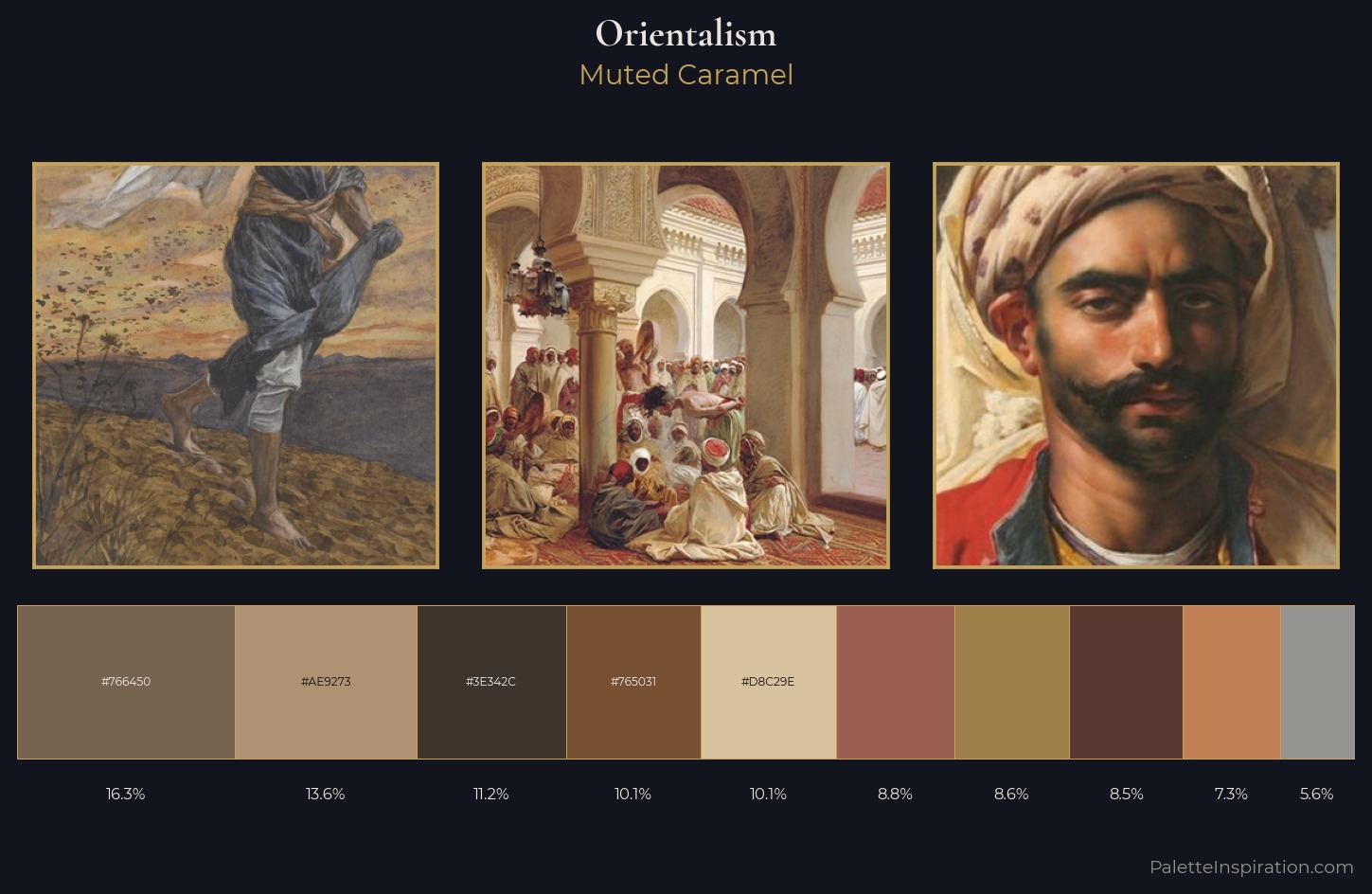 Orientalism Palette 12 — Muted Caramel