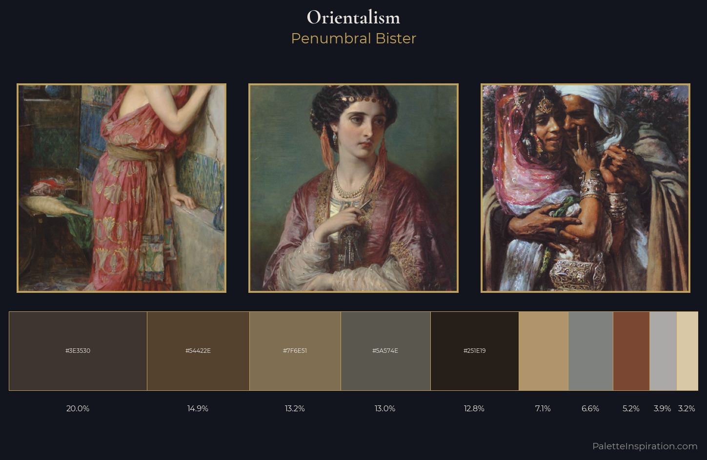 Orientalism Palette 16 — Penumbral Bister