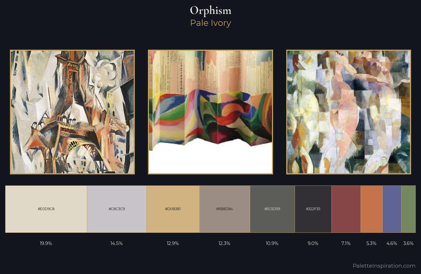 Orphism Palette 3 — Pale Ivory