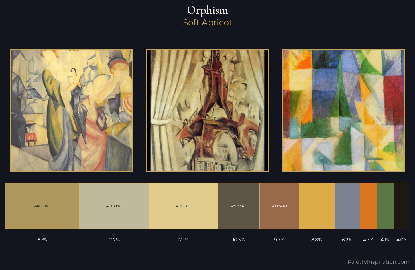 Orphism Palette 5 — Soft Apricot