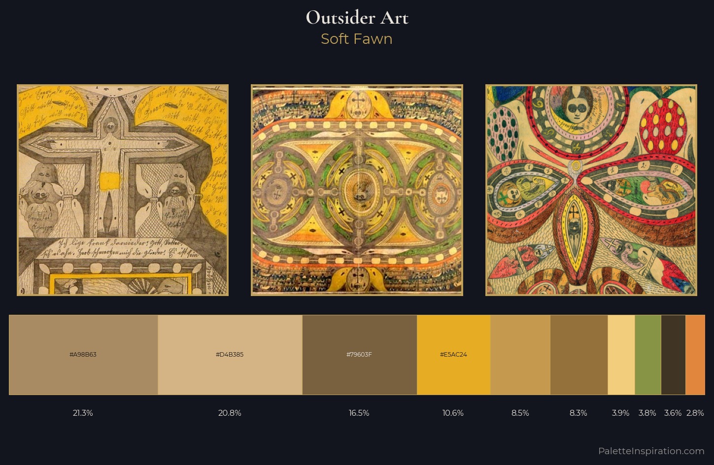 Outsider art Color Palette