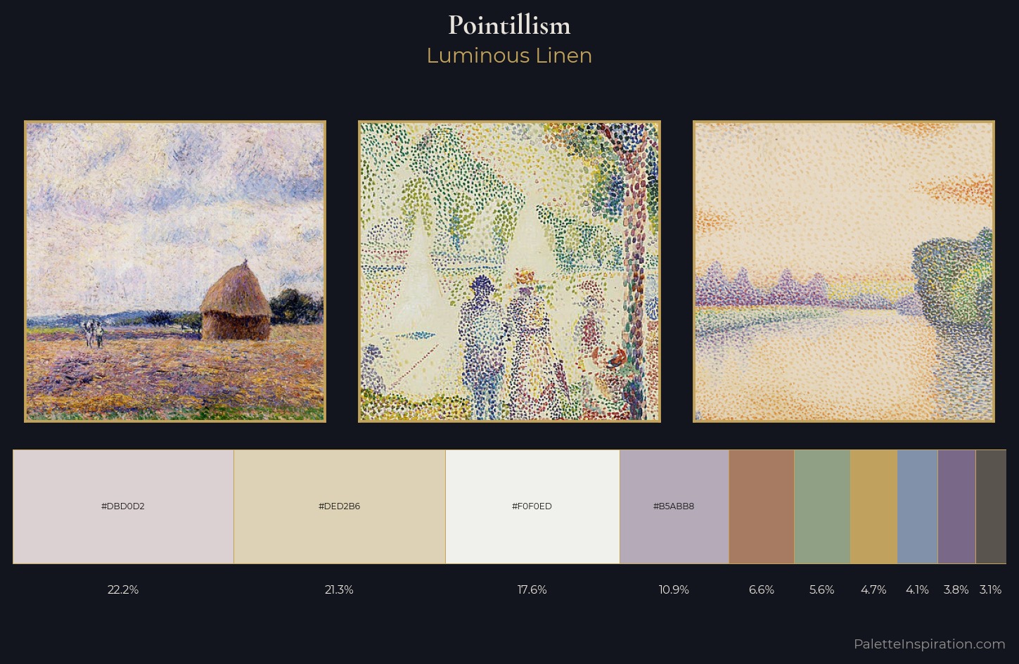 Pointillism Color Palette