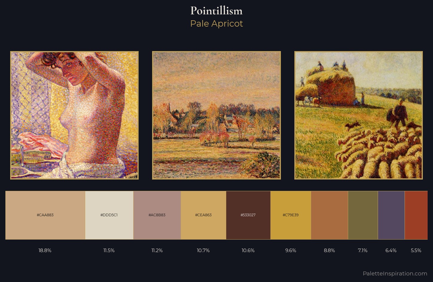Pointillism Palette 11 — Pale Apricot