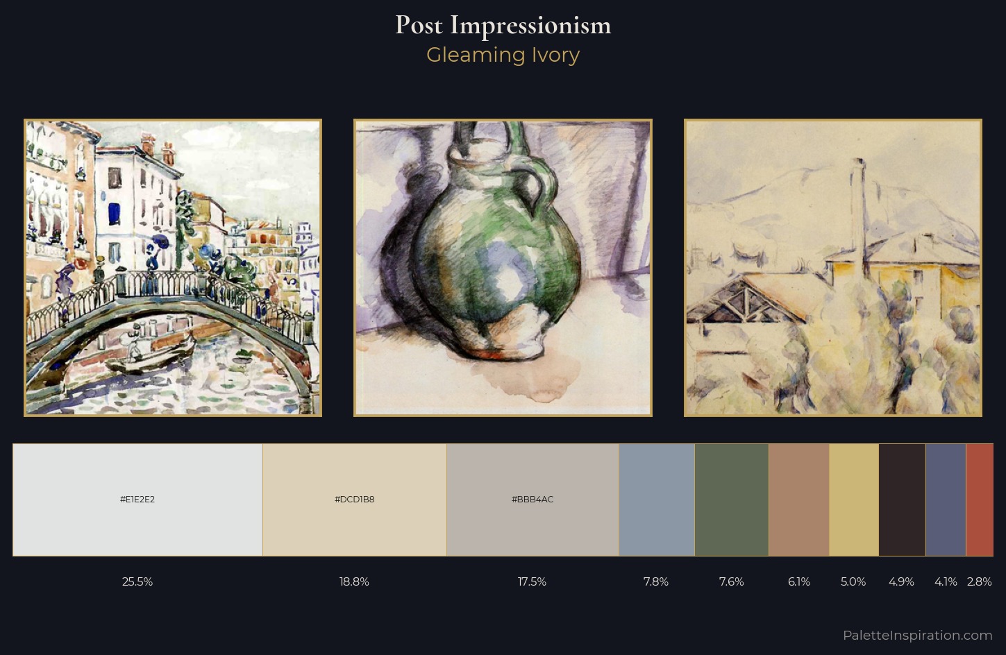 Post-Impressionism Palette 3 — Gleaming Ivory