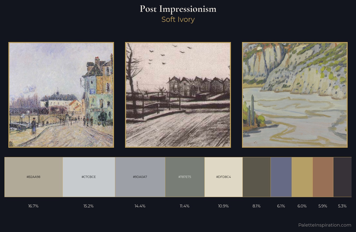Post-Impressionism Palette 5 — Soft Ivory