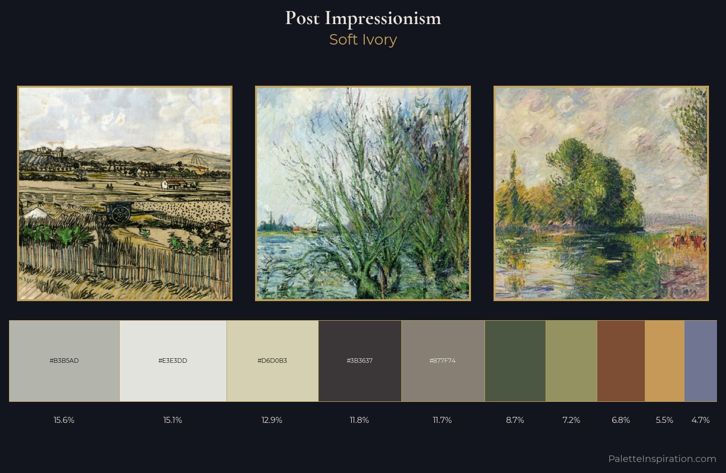 Post-Impressionism Palette 6 — Soft Ivory