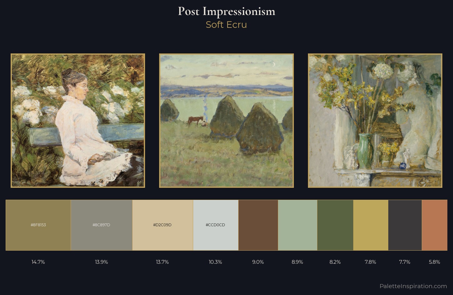 Post-Impressionism Palette 7 — Soft Ecru