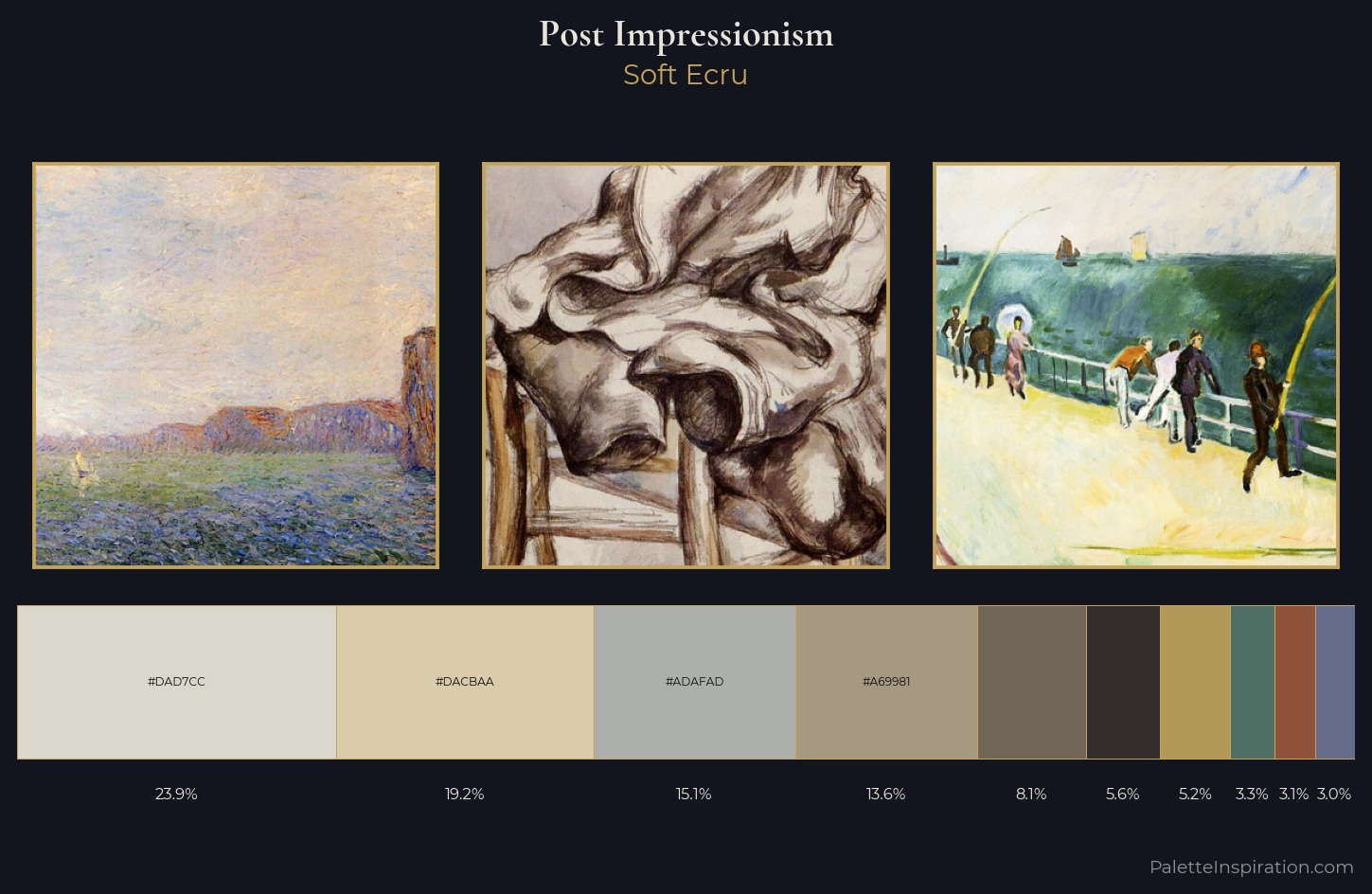 Post-Impressionism Palette 8 — Soft Ecru