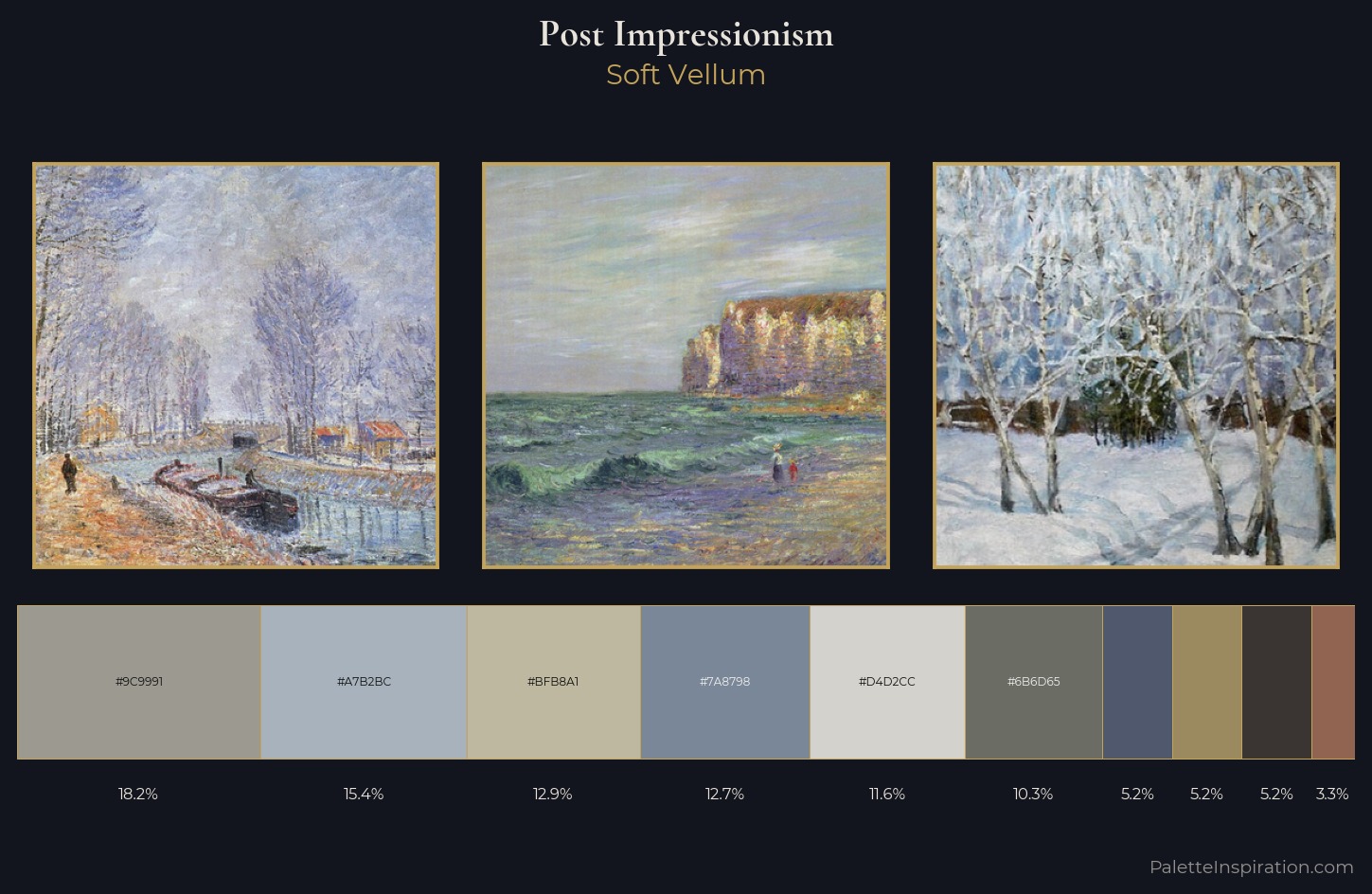 Post-Impressionism Palette 9 — Soft Vellum