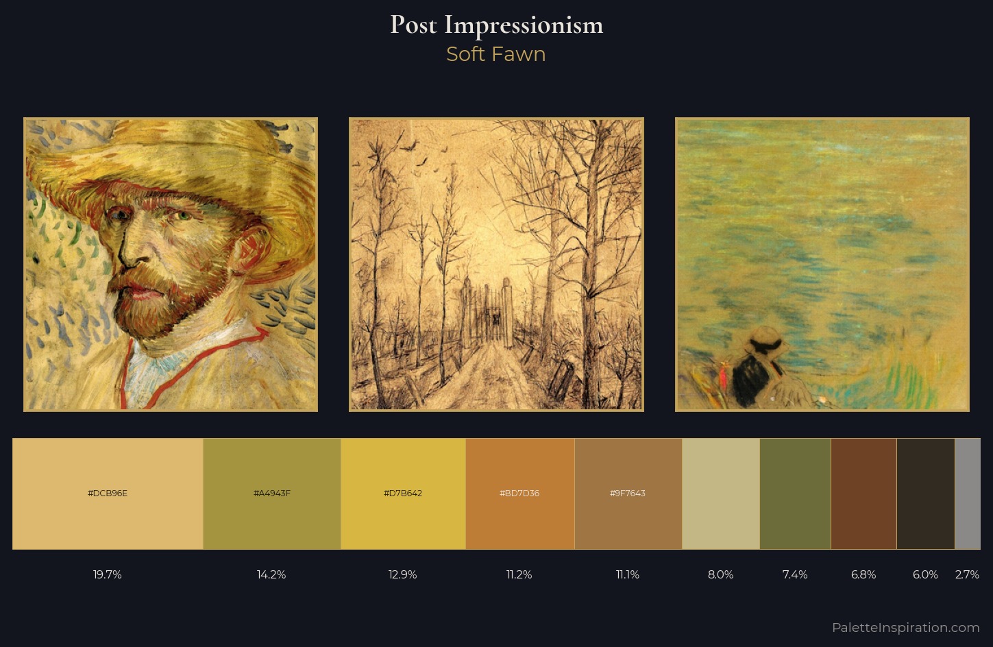 Post-Impressionism Palette 11 — Soft Fawn