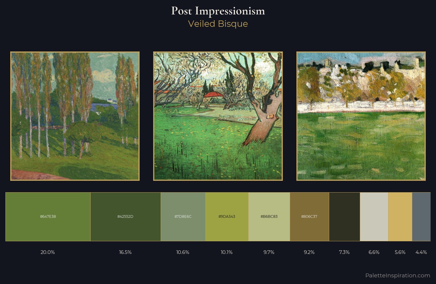 Post-Impressionism Palette 12 — Veiled Bisque