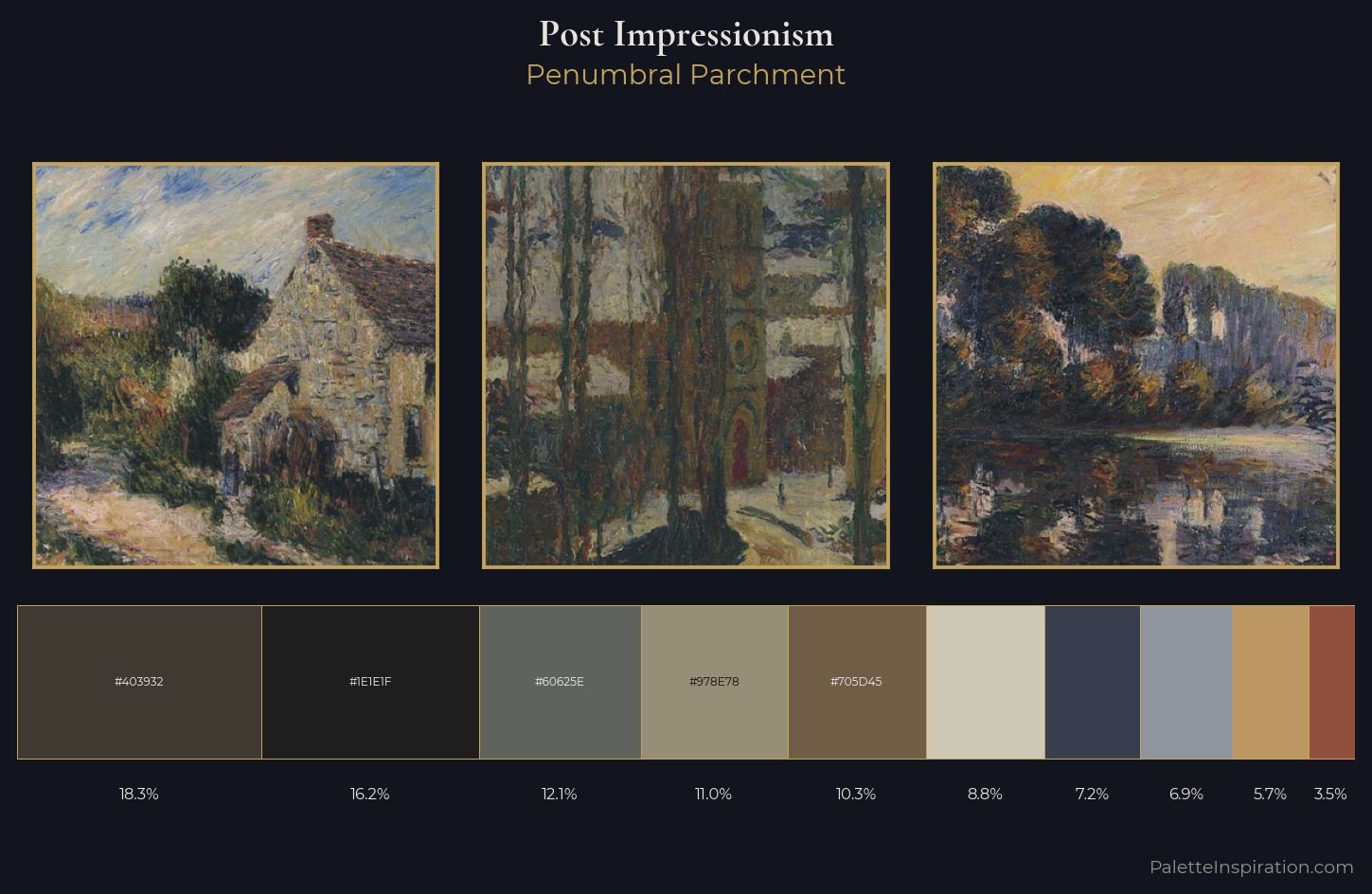 Post-Impressionism Palette 29 — Penumbral Parchment