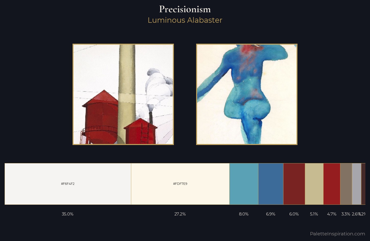 Precisionism Palette 3 — Luminous Alabaster