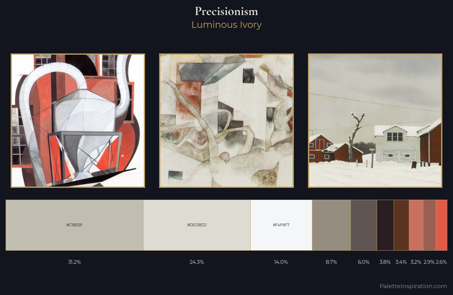 Precisionism Palette 4 — Luminous Ivory
