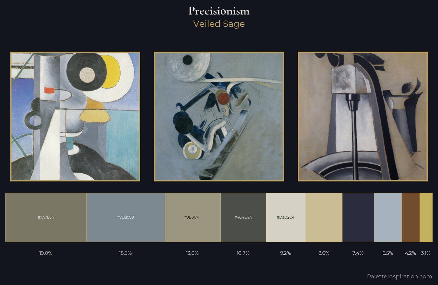 Precisionism Palette 5 — Veiled Sage