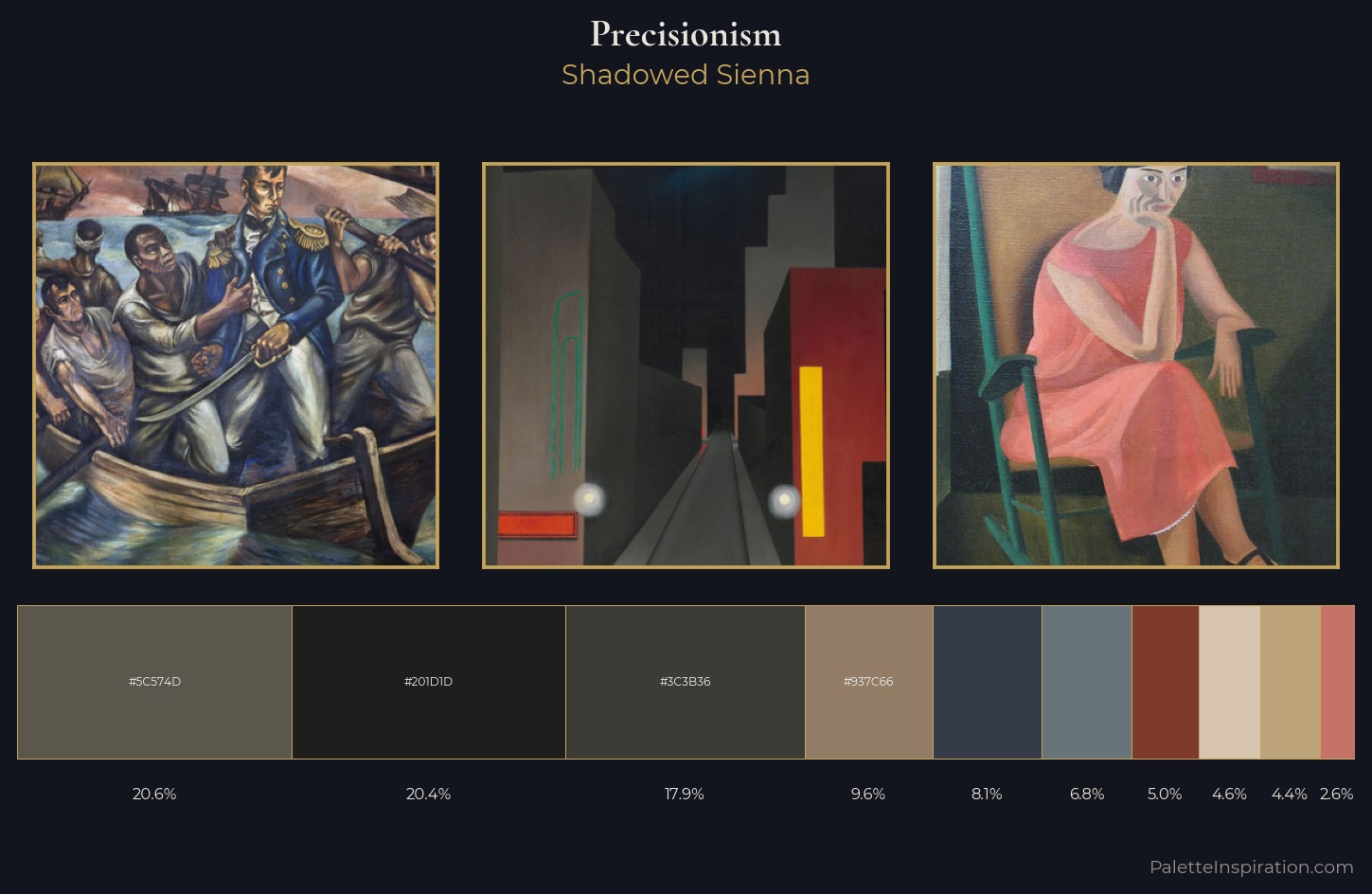 Precisionism Palette 8 — Shadowed Sienna