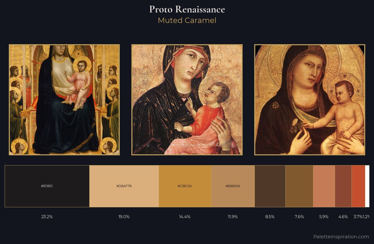 Proto Renaissance Palette 3 — Muted Caramel