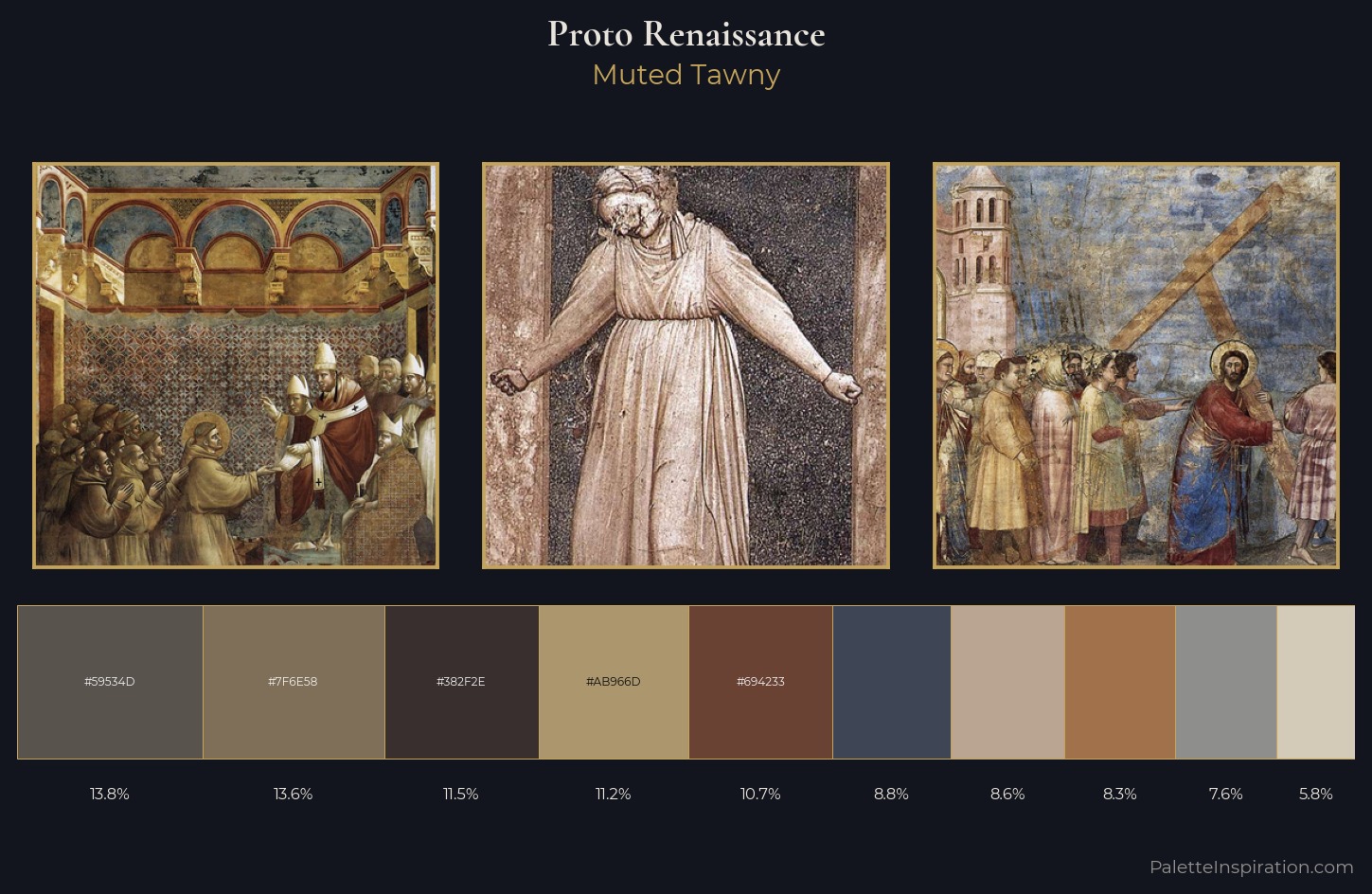 Proto Renaissance Palette 5 — Muted Tawny