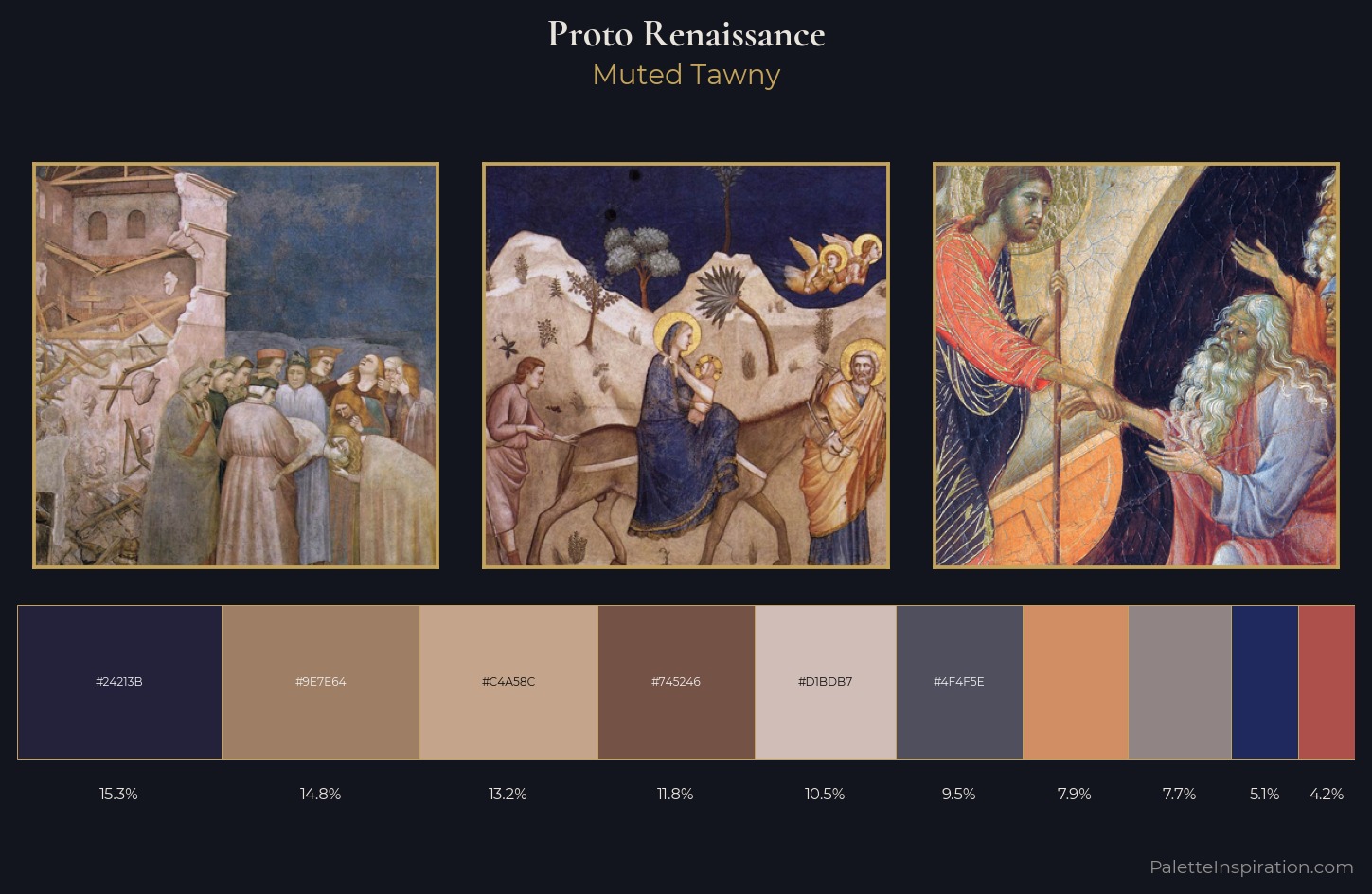 Proto Renaissance Palette 9 — Muted Tawny