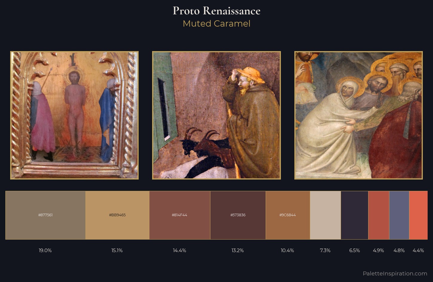 Proto Renaissance Palette 13 — Muted Caramel