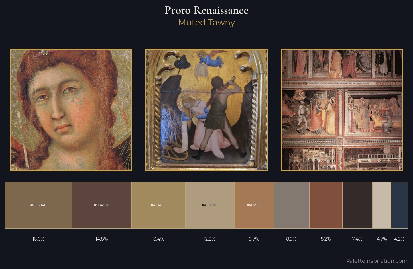 Proto Renaissance Palette 14 — Muted Tawny
