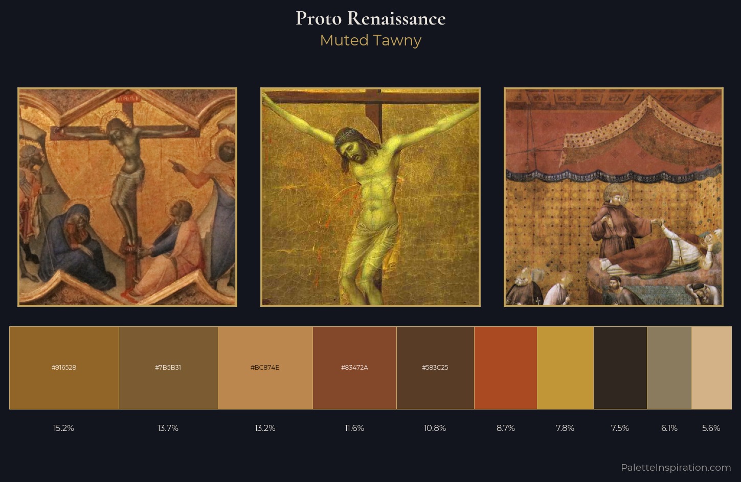 Proto Renaissance Palette 16 — Muted Tawny