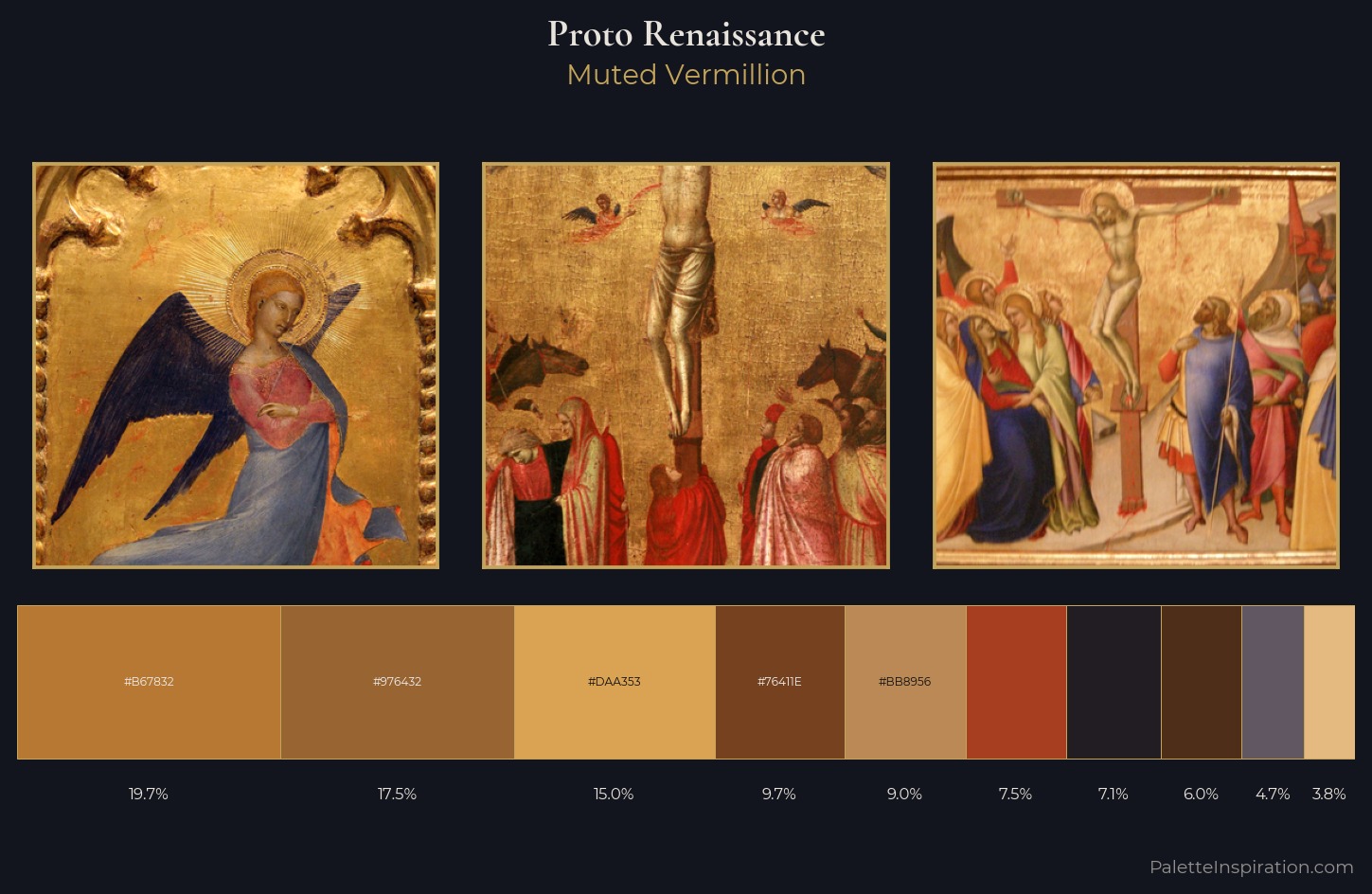 Proto Renaissance Palette 17 — Muted Vermillion