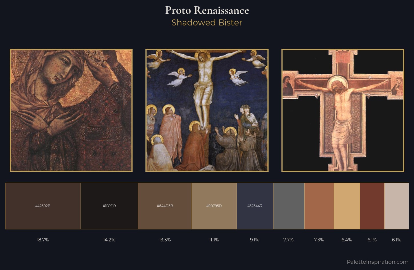 Proto Renaissance Palette 21 — Shadowed Bister