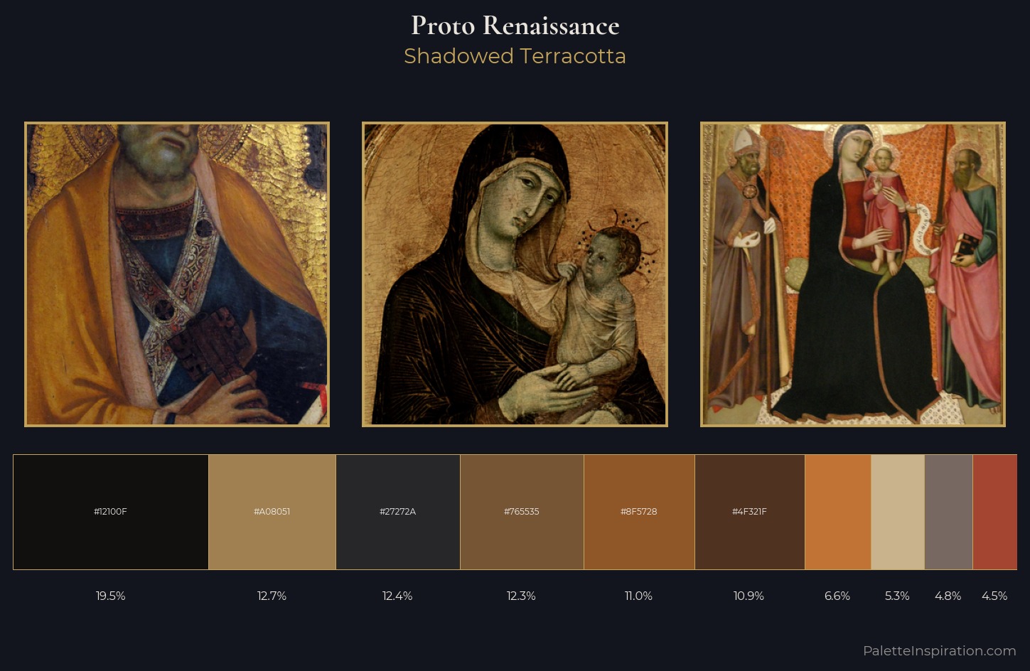 Proto Renaissance Palette 22 — Shadowed Terracotta