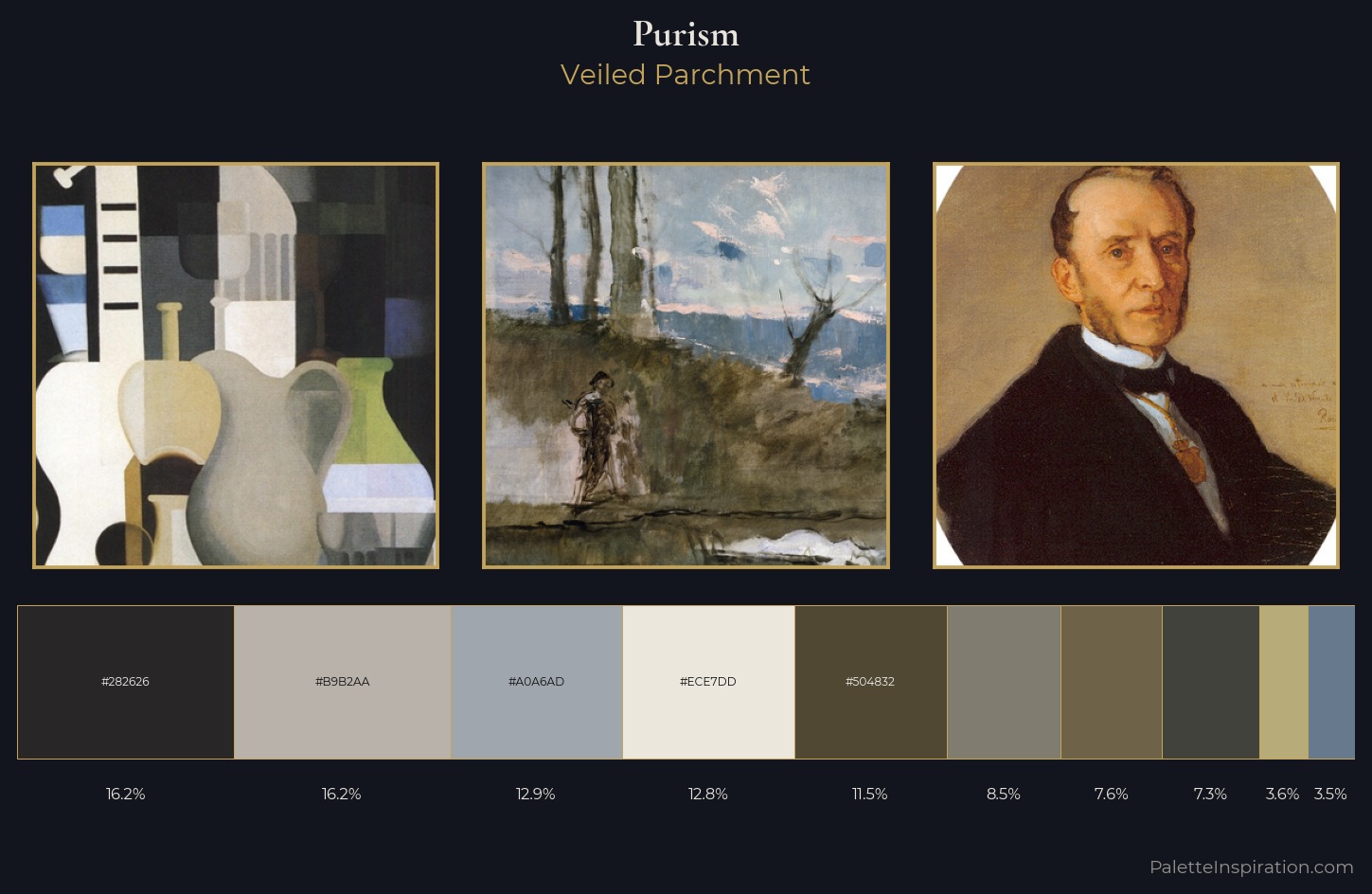 Purism Palette 3 — Veiled Parchment